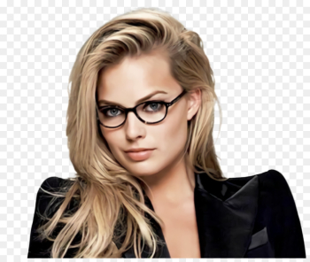 Margot Robbie, Harley Quinn, Birds Of Prey, Eyewear, Hair PNG