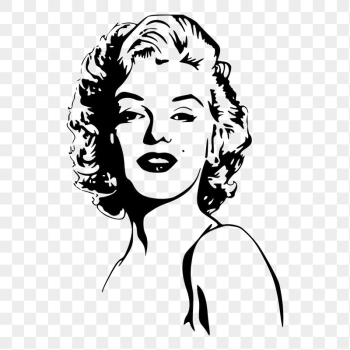 Marilyn Monroe png sticker, famous | Free PNG - rawpixel