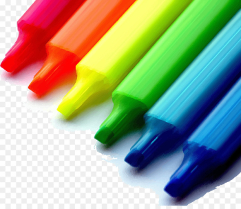 Marker pen Colored pencil Highlighter Colored pencil - Color pen Mark pen Vector 