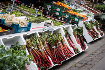 Market in Copenhagen Market in Copenhagen