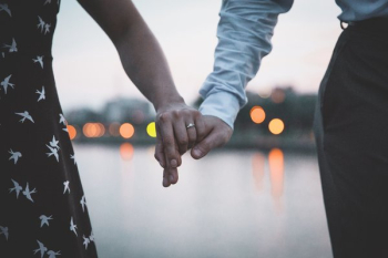 Married Couple Holding Hands Married Couple Holding Hands