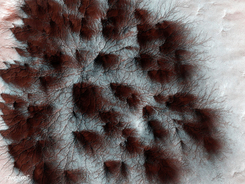 Mars seasonal cap of carbon dioxide ice has e.. | Free public domain photo - 441234