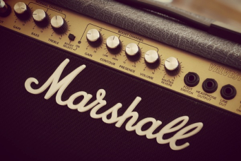 Marshall Black Guitar Amplfier Marshall Black Guitar Amplfier