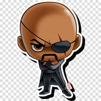 Marvel Nick Fury animation illustration, Nick Fury Thor Black Widow Marvel Heroes 2016 Hulk, Nick Valentine transparent background PNG clipart