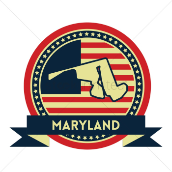 Maryland map label Maryland map label