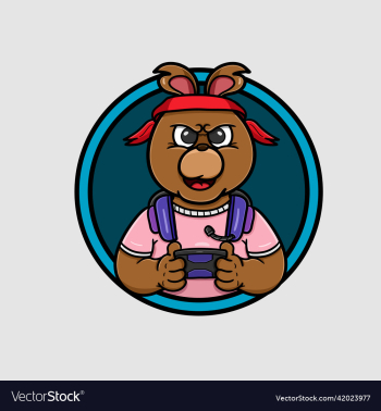 mascot bear gaming logo mascot bear gaming logo