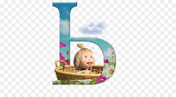 Masha and the Bear Alphabet Letter - bear Masha and the Bear Alphabet Letter - bear