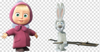 Masha and the Bear Hare , bear transparent background PNG clipart Masha and the Bear Hare , bear transparent background PNG clipart