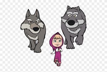 Masha And The Bear Wolf Masha And The Bear Wolf