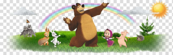 Masha Bear Holiday Birthday Mammal, bear transparent background PNG clipart