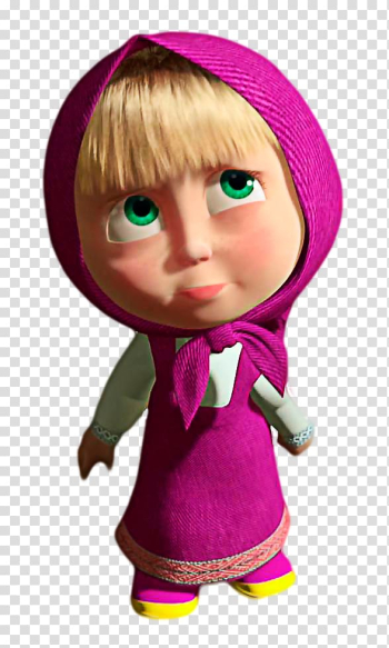 Masha illustration, Masha and the Bear Animation , masha transparent background PNG clipart