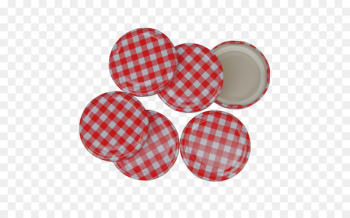 Mason jar Lid Glass Gingham - jar Mason jar Lid Glass Gingham - jar