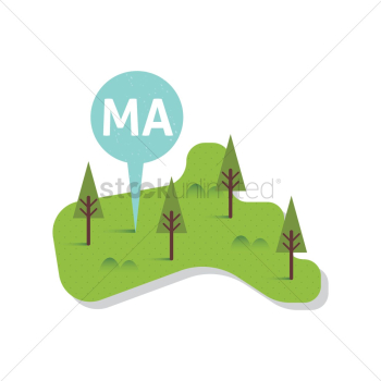 Massachusetts state map Massachusetts state map