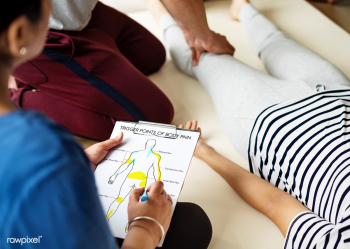 Massage therapy group training class | Free stock photo - 106662