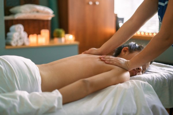 Massage Therapy On Upper Back