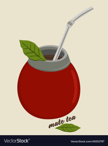 mate tea isolated mate tea isolated