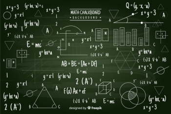 Maths chalkboard Maths chalkboard