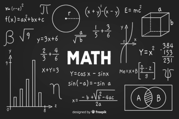 Maths chalkboard Maths chalkboard