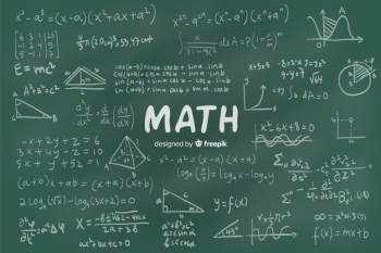 Maths chalkboard Maths chalkboard
