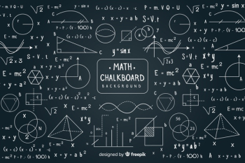Maths chalkboard Maths chalkboard