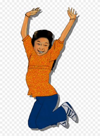 Maths Graphics People Jumping Girl - People Matters Maths Graphics People Jumping Girl - People Matters