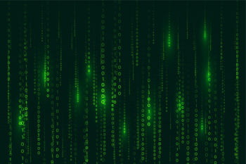 Matrix style binary code digital background with falling numbers Free Vector Matrix style binary code digital background with falling numbers Free Vector