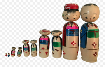 Matryoshka doll Kokeshi Figurine Toy - doll Matryoshka doll Kokeshi Figurine Toy - doll