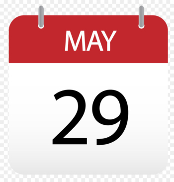 May 29 Public holiday Symbol - date clipart 