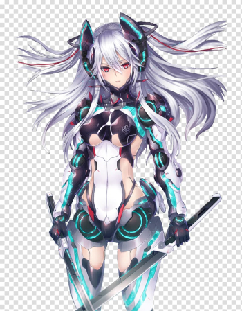 Mecha Anime Cyborg Female, manga transparent background PNG clipart