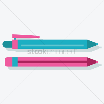 Mechanical pencil and wooden pencil Mechanical pencil and wooden pencil