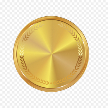 Medal Gold Icon - Golden atmosphere Medal Medal Gold Icon - Golden atmosphere Medal
