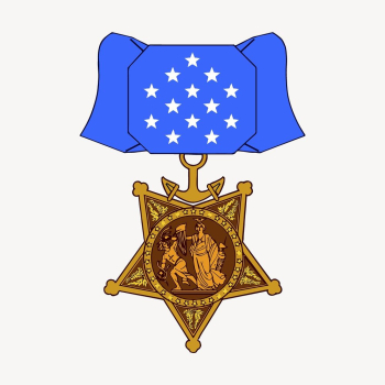 Medal of honor clipart, object | Free Photo - rawpixel