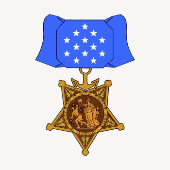 Medal of honor clipart, object | Free PSD - rawpixel