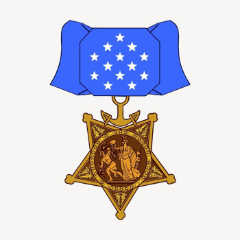 Medal of honor sticker, object | Free Vector - rawpixel
