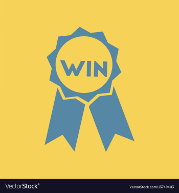 Medal winner vector image Medal winner vector image