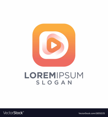 Media logo design vector image