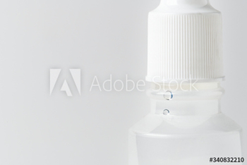 Medical alcohol bottle on a white background Medical alcohol bottle on a white background