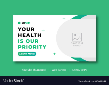 medical healthcare video thumbnail and web banner medical healthcare video thumbnail and web banner