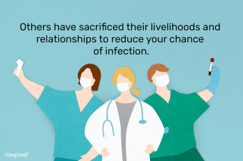Medical heroes are sacrificing their lives to help us. This image is p.. | Free  illustration - 2329268