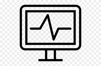 Medical Outlined By Swifticons Display Ekg Monitor - Heart Monitor Clipart Medical Outlined By Swifticons Display Ekg Monitor - Heart Monitor Clipart
