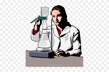 Medical Professional Royalty Free Vector Clip Art Illustration - Chemists