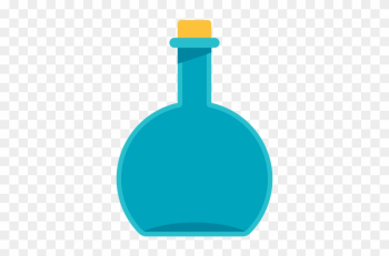 Medical Round Flask Icon Transparent Png - Flask Blue Red Png