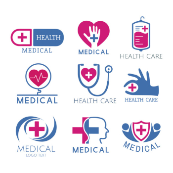 Medical service logos vector set Medical service logos vector set