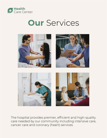 Medical services flyer template, healthcare | Free Vector Template - rawpixel Medical services flyer template, healthcare | Free Vector Template - rawpixel