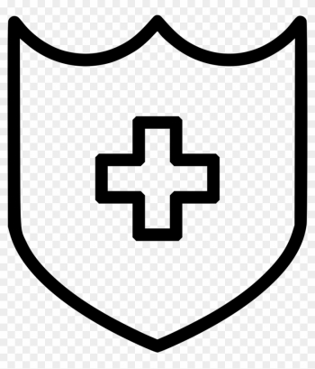 Medical Shield Protect Security Cross Comments - Icon