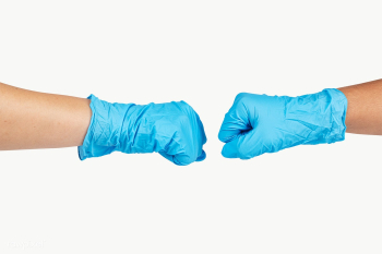 Medical staff bumping fists to support each other during coronavirus p.. | Free  transparent png - 2294599