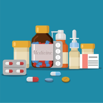 Medicine flat design Medicine flat design