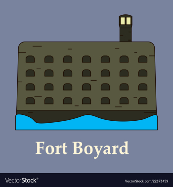 Medieval mediterranean fortress with towers icon vector image Medieval mediterranean fortress with towers icon vector image