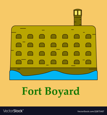 Medieval mediterranean fortress with towers icon vector image Medieval mediterranean fortress with towers icon vector image