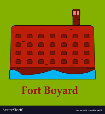 Medieval mediterranean fortress with towers icon vector image Medieval mediterranean fortress with towers icon vector image